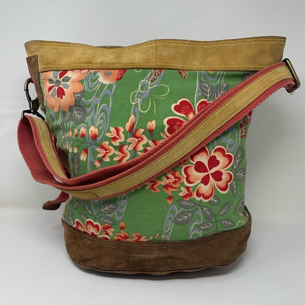 Lucky Brand Runaway Floral Canvas Crossbody Bag